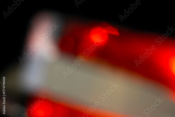 Obraz Abstract motion texture background with glowing red and yellow speed light design pattern
