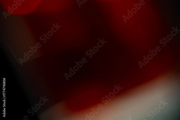 Obraz Abstract red light background design with glowing motion bubbles and dark texture pattern