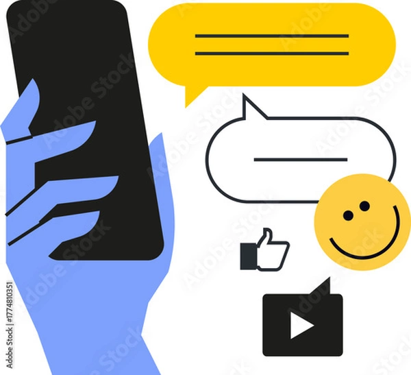 Fototapeta hand drawn vector illustration