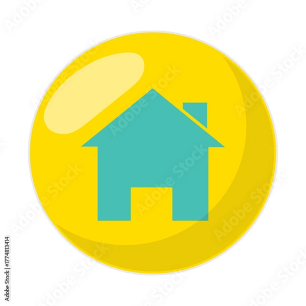 Obraz Contact Icon Button