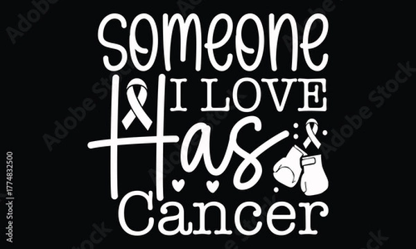 Fototapeta Breast Cancer Quotes Bundle And Single Design