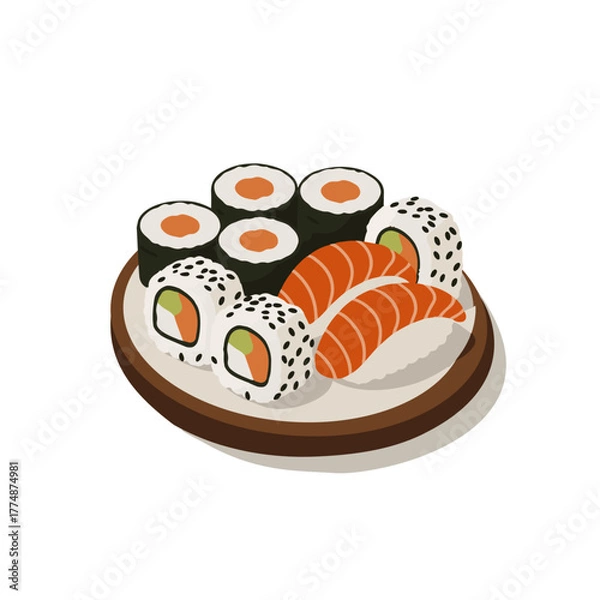 Obraz sushi bandeja