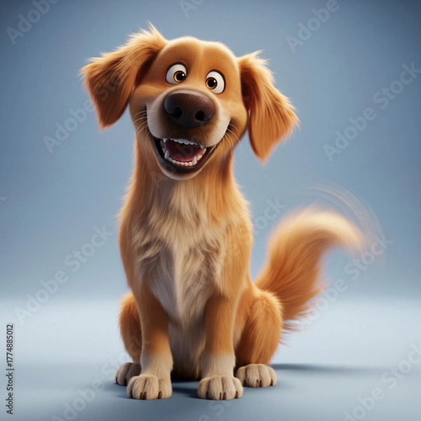 Fototapeta golden retriever puppy
