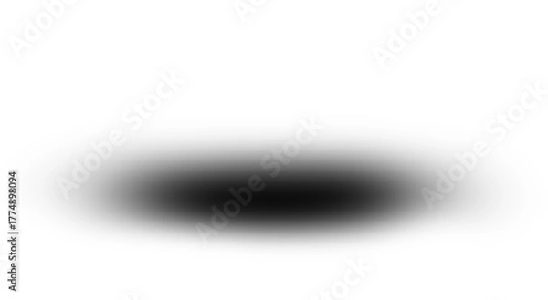 Obraz Realistic drop shadow effect for design isolated on transparent background.