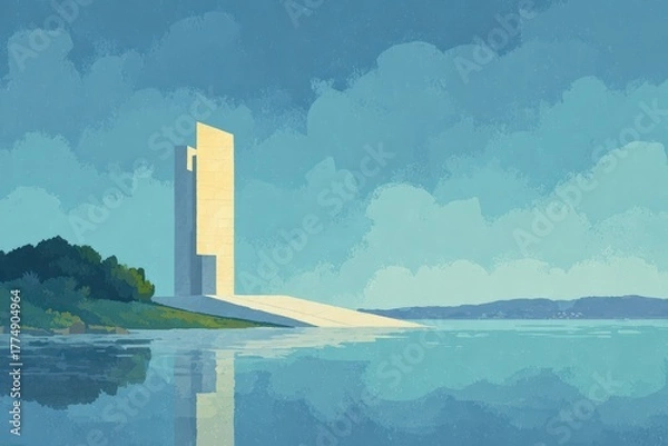 Obraz Couple dancing under the moonlight