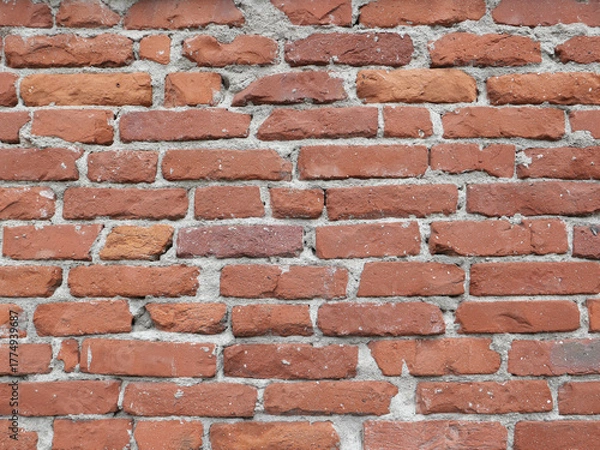 Obraz red brick wall background