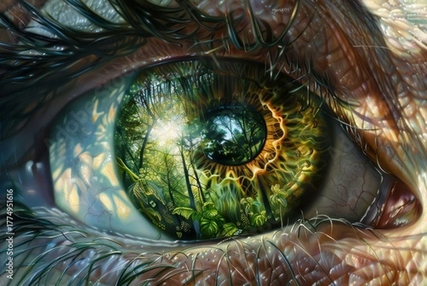 Obraz 눈속의 자연