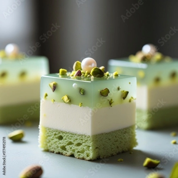 Obraz cake on a plate