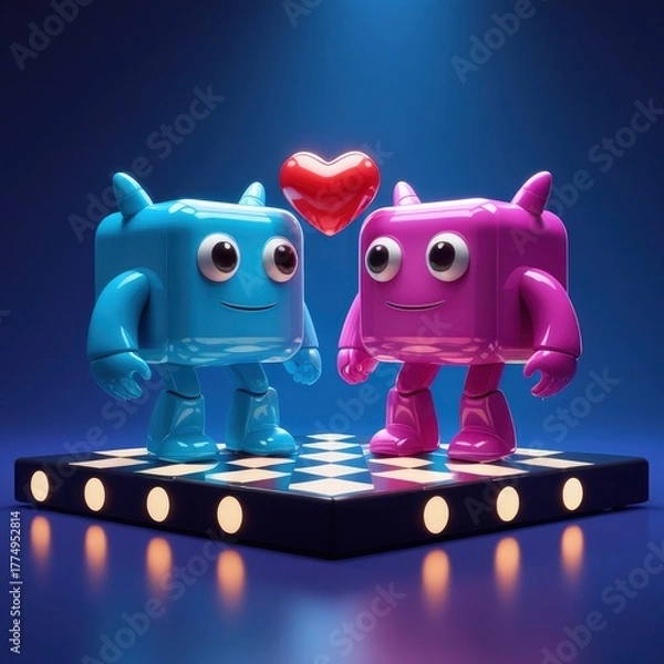 Obraz toy elephant with a toy