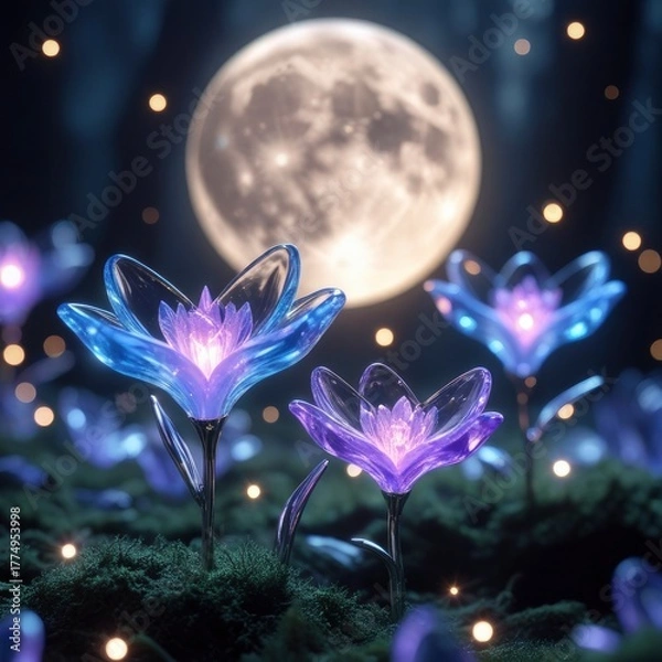 Obraz abstract background with flowers