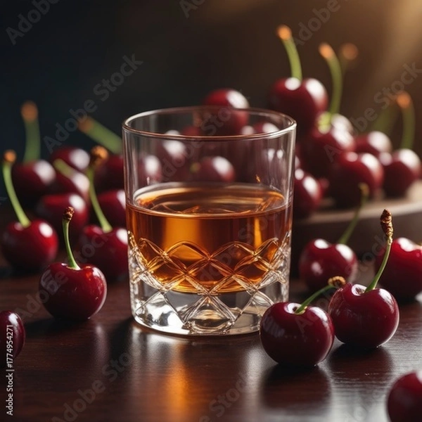 Obraz cherry in glass