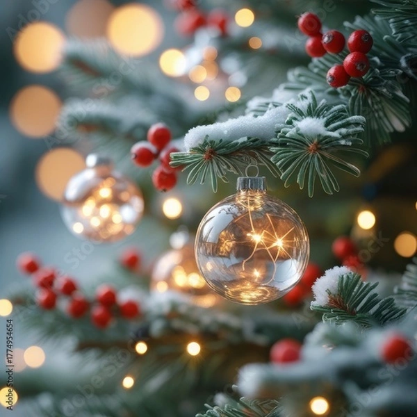 Obraz christmas tree decoration