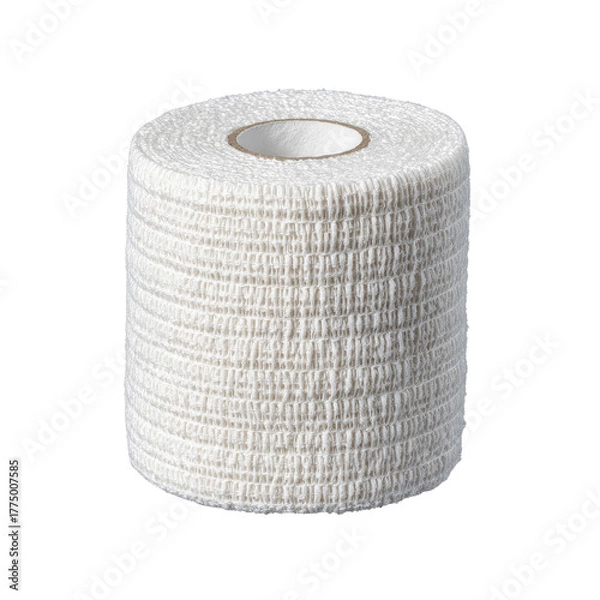 Fototapeta White Elastic Bandage Roll