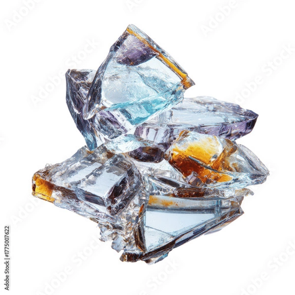 Fototapeta Abstract Crystal Fragments