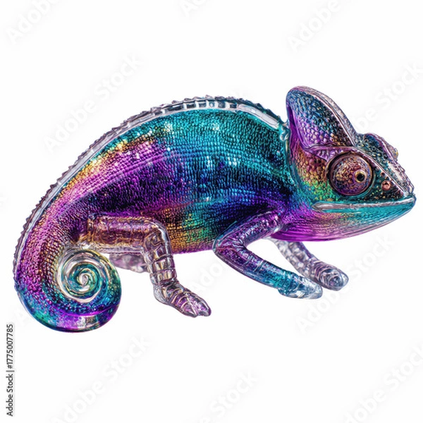 Fototapeta Prismatic Chameleon Sculpture