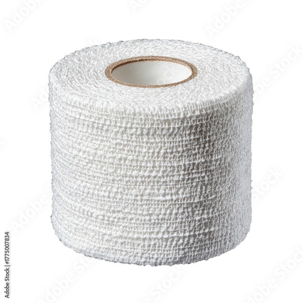 Fototapeta Roll of White Elastic Bandage