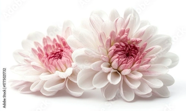 Obraz Chrysanthemum flower isolated on transparent background