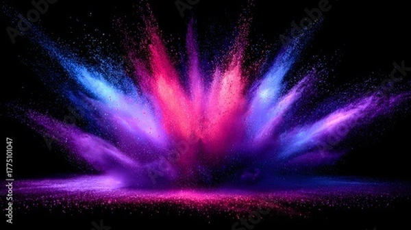 Obraz Energy Burst Advertisement Background