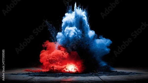 Obraz Energy Burst Advertisement Background