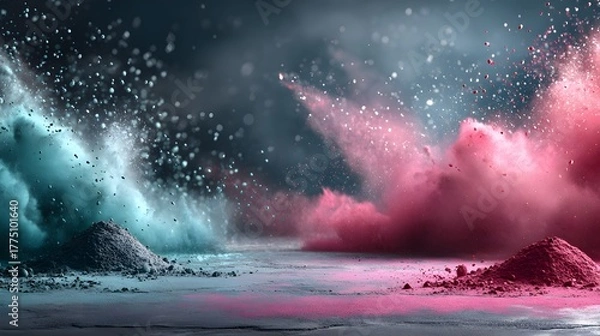 Obraz Energy Burst Advertisement Background