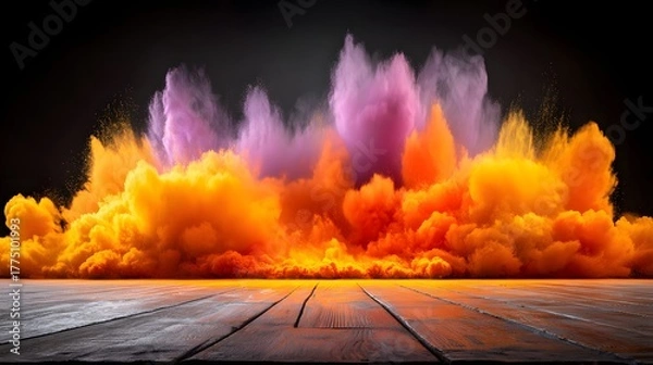 Obraz Energy Burst Advertisement Background