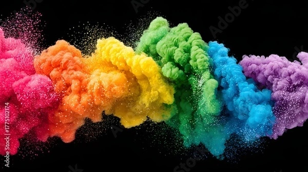 Fototapeta Energy Burst Advertisement Background