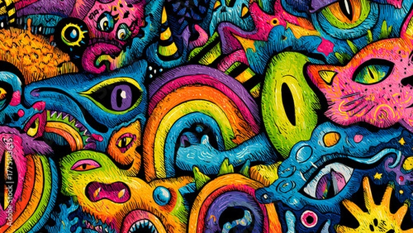 Fototapeta abstract colorful background