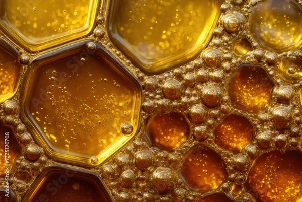 Obraz Honeycomb texture close-up