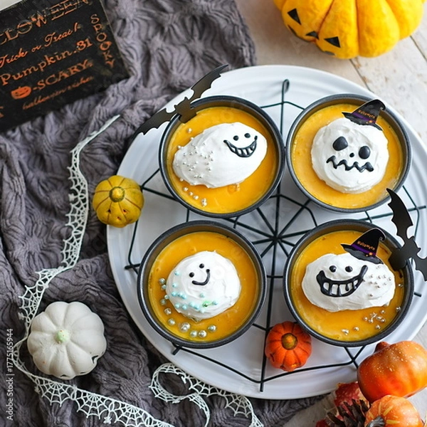 Obraz ハッピーハロウィン カボチャプリン