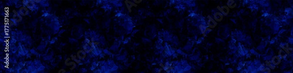 Fototapeta Deep Blue and Black Abstract Ink Wash Texture. Abstract Grunge Wallpaper in Navy blue. Deep Blue Abstract Seamless Texture Background
