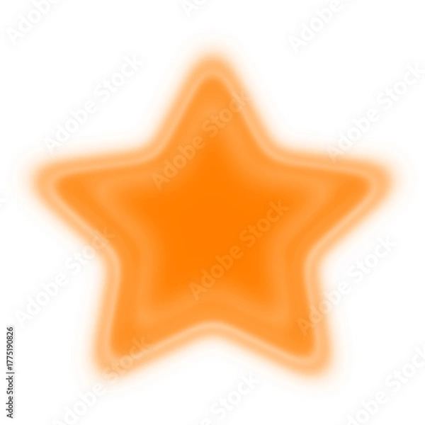 Obraz Golden star icon