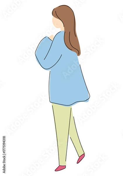 Fototapeta ゆる人2