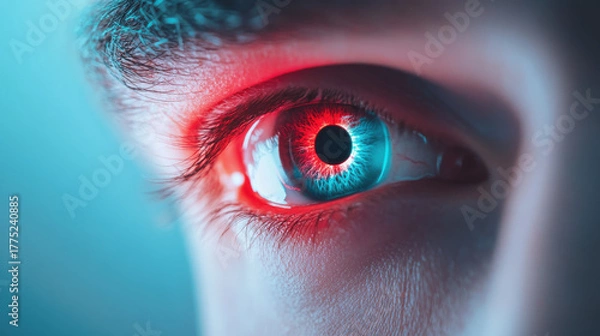 Fototapeta close-up man's eye