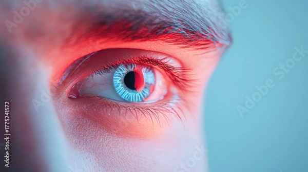 Fototapeta close-up man's eye