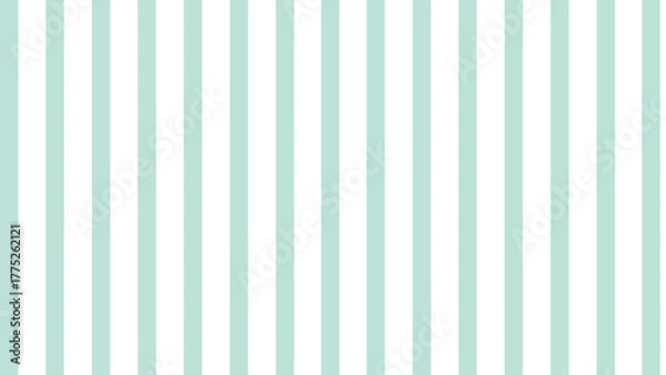 Obraz White and turquoise vertical stripes background