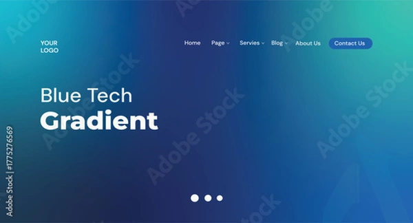 Fototapeta blue abstract background, Blue gradient abstract background. Technology blue concept. Modern style blue background. Vector colorful gradient trendy background abstract