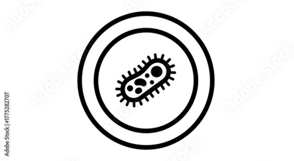 Obraz Microorganism illustration microbiology science