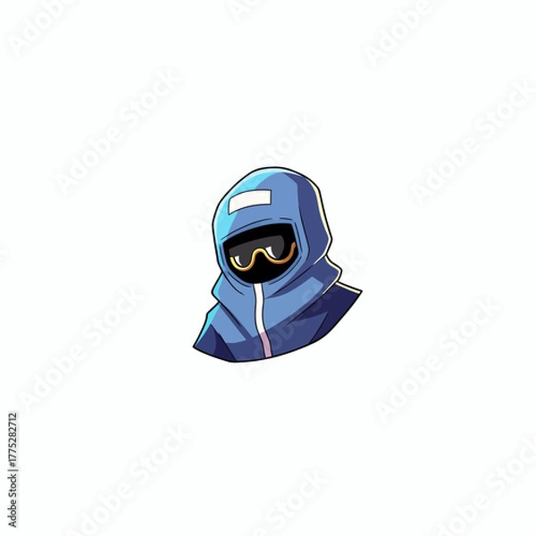 Obraz Vector Character with White Clean Background