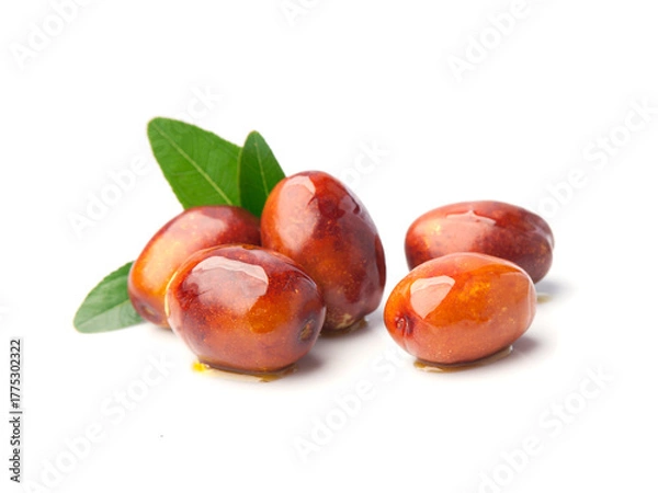 Obraz Jojoba fruits with jojoba oil