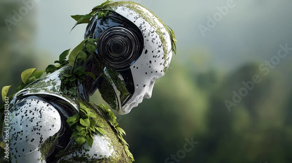 Obraz artificial intelligence optimizing environmental marketing campaigns