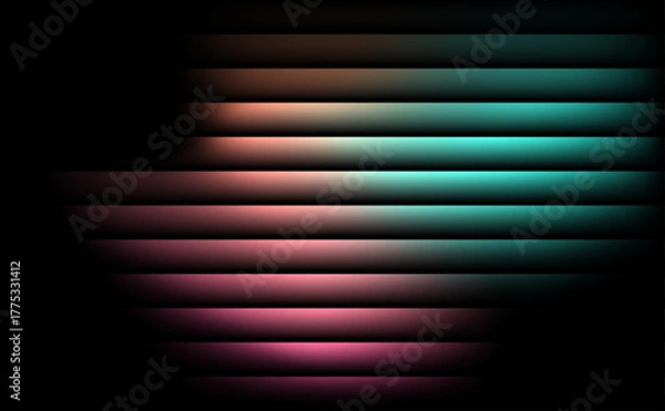 Fototapeta Glass gradient baground, a blend of freshness and technology: smooth color shifts, glossy texture, and visual clarity,shiny surface with a sense of motion and depth.