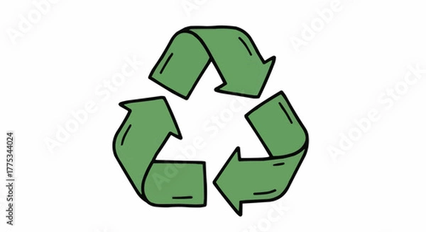 Obraz Recycle symbol.