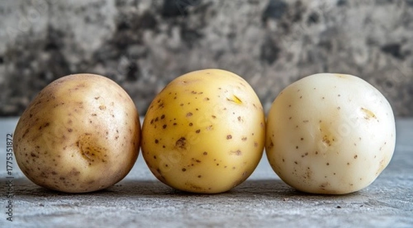 Obraz Three potatoes in a row (1)