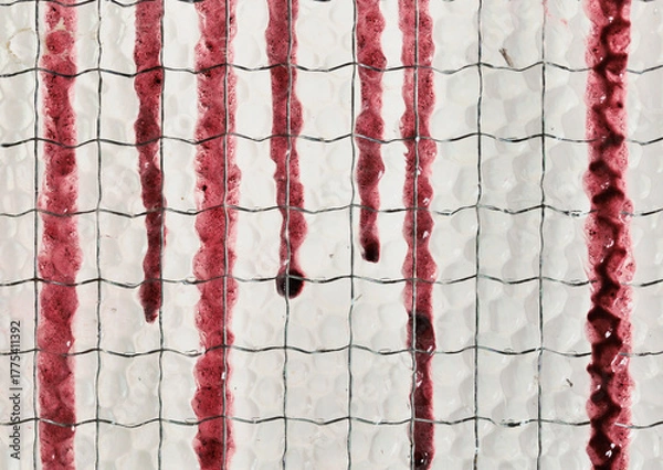Obraz Blood  on transparent glass