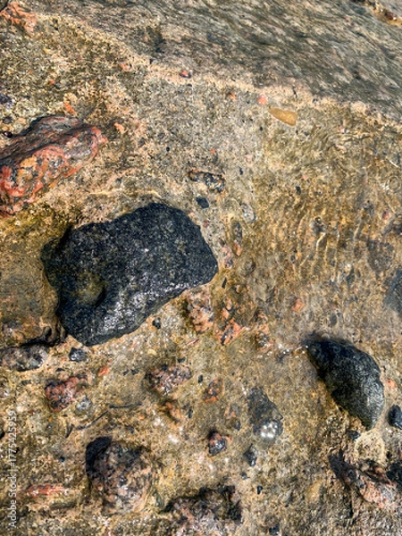 Obraz stone texture, natural background, stone surface