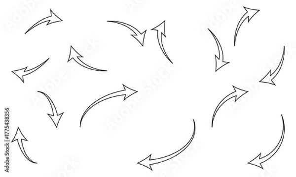 Obraz Oval circle rotate arrow icon. Ellipse orbit line arrow symbol. Oval circumference sign. Vector illustration isolated on white background.