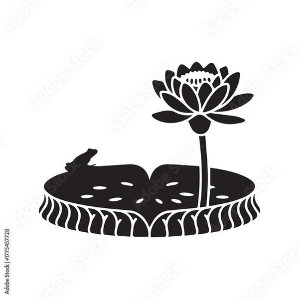 Obraz water lily 9.eps