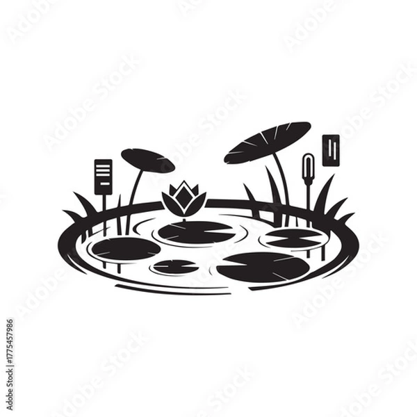 Obraz water lily 10.eps