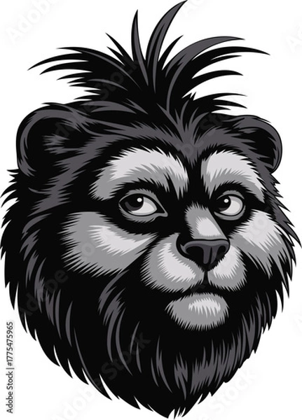 Obraz lion vector illustration
