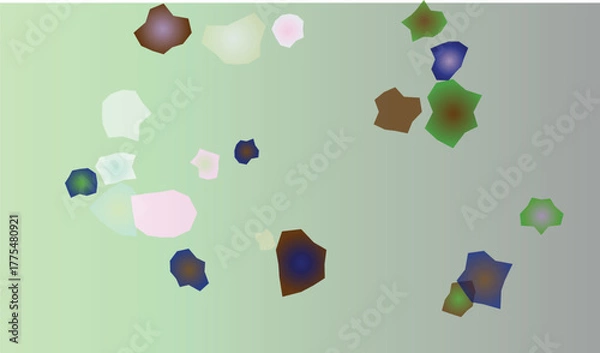 Fototapeta Abstract Geometric Shapes Gradient Background Illustration Decorative Pattern Creative Design Elements Artistic Composition